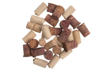 Used corks from bottles guilt