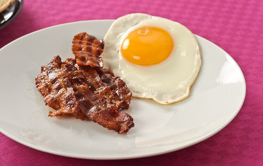 Bacon and egg