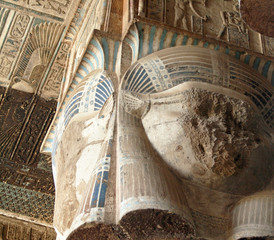 Column at Dendera Temple 2