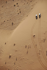 Cars in the desert