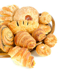Bakery foodstuffs set
