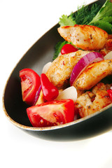 chicken and vegetables