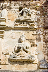 god sculptuer in temple thai art