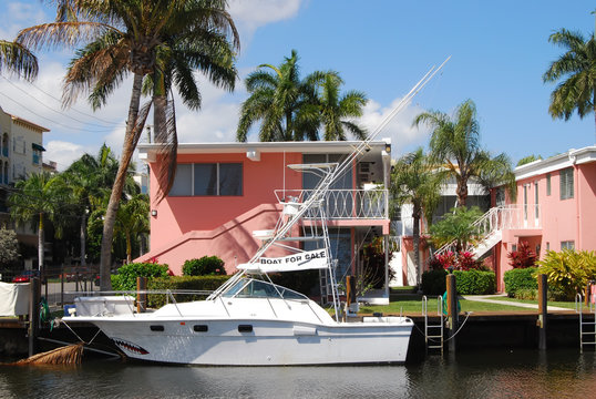 Fototapeta Fishing Boat for Sale