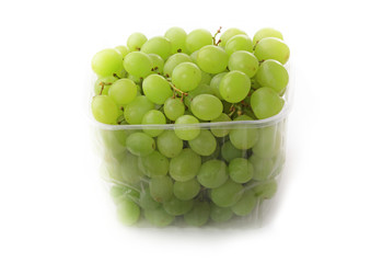 Grapes isolated on white