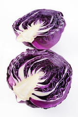 Obraz premium a half of purple cabbage