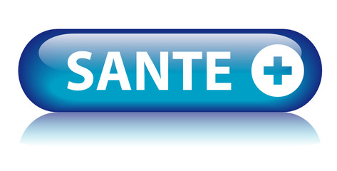 Bouton Web SANTE (médecine forme exercice bonne santé poids)