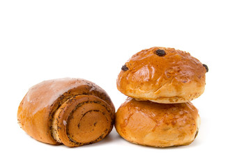 Rolls with raisins