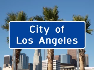 Fotobehang Los Angeles Teken van Los Angeles