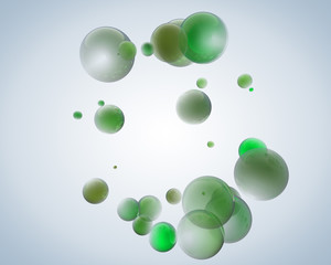 green abstract background