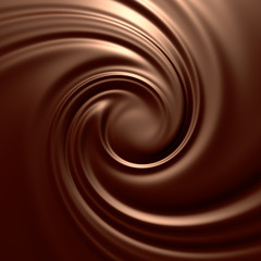 Astonishing chocolate swirl. Backgrounds series. - 30709592