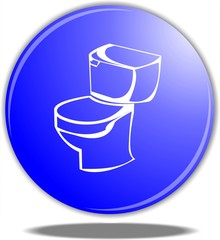 bouton toilette