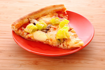 Tasty pizza  on the table