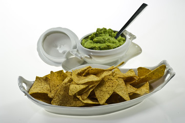 Guacamole and nachos