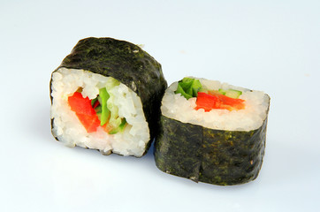 Maki sushi. Japanese cuisine