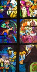 Alfons Mucha window, St. Vitus Cathedral, Prague