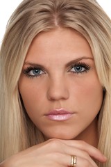 Naklejka premium Beautiful picture of a young lady in the studio