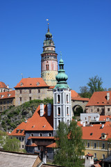 Obraz premium Blick auf Böhmisch Krumau