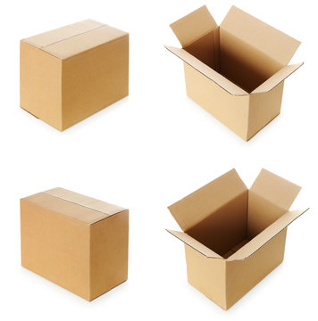 Cardboard boxes | Isolated