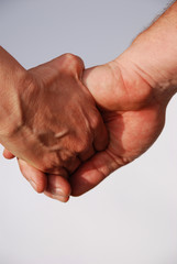 Fototapeta premium Hände halten sich