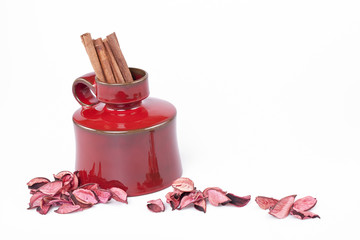 cinnamon and the vase