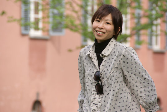 Nette Japanerin