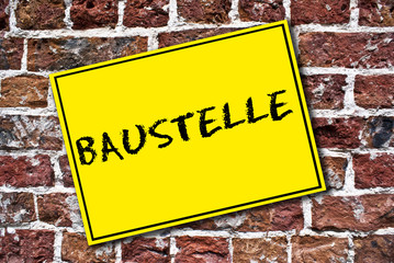 Baustelle