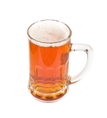 beer mug isolated on a white background