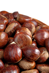 Chestnuts background