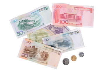 Obraz na płótnie Canvas Chinese currency