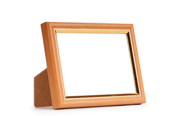 Picture frame isolated on the white background