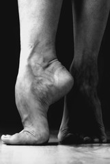 Naklejka premium Contemporary Dancer Feet