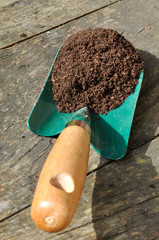 terreau dans plantoir