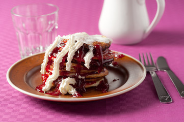 Mess of pancakes