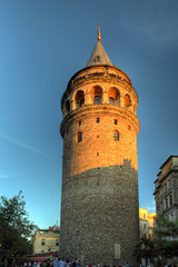 Fototapeta na wymiar Galata tower in Istanbul, Turkey