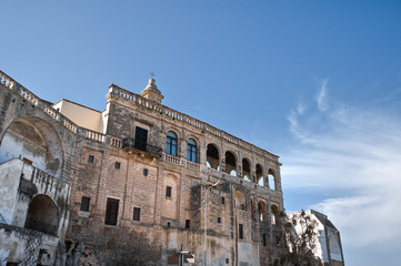 St. Vito martyr Abbey. Polignano a Mare. Apulia.