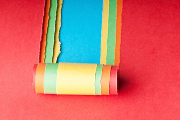 Torn paper with space for your message