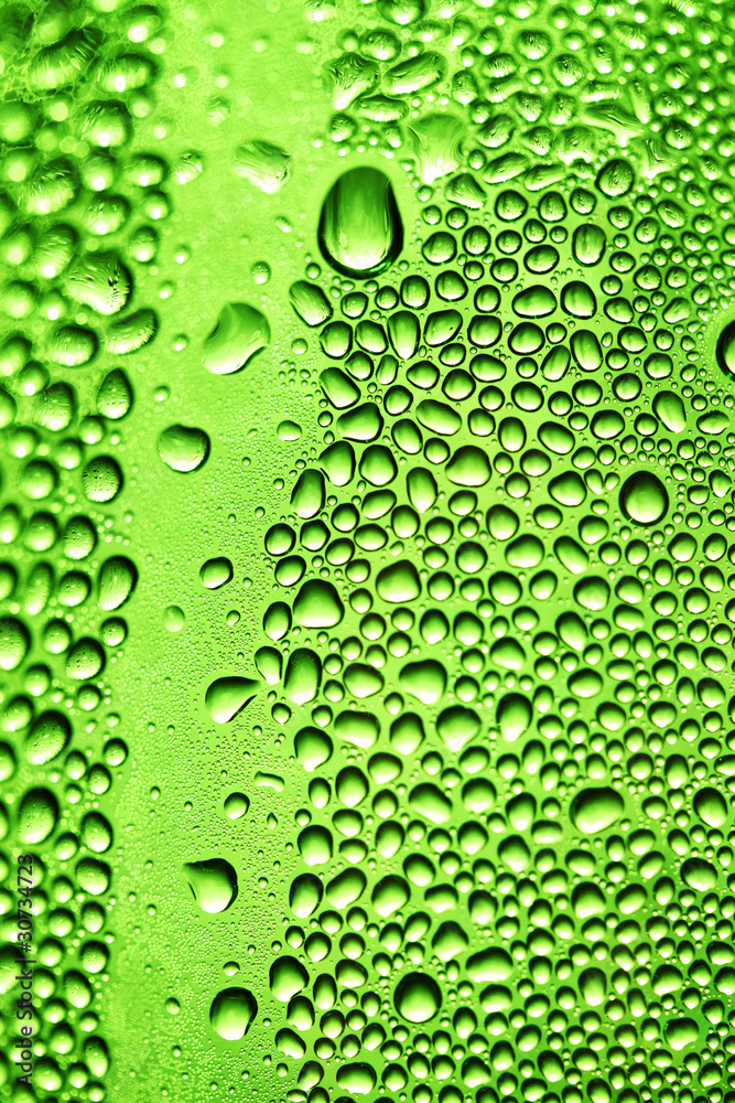 Sticker macro water drops