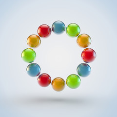 Abstract colored background.