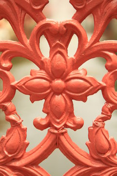 Pink metal pattern