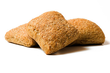 drei Roggenbrötchen