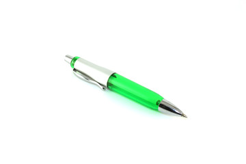 Green ball-point pen