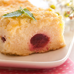 Quark Kirsch Kuchen