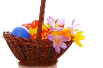 osterkorb,ostereier