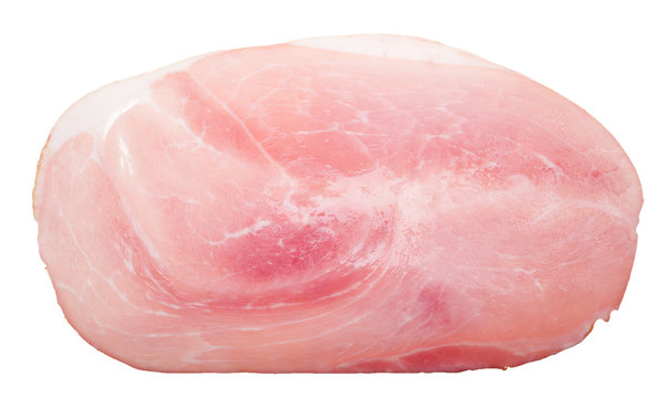 Slice Of Ham Isolated