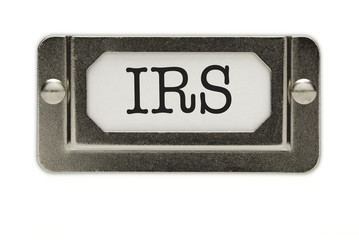 IRS File Drawer Label