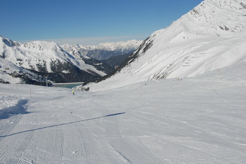 Fototapeta na wymiar Skigebiet Kühtai