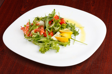 salad with shrimps