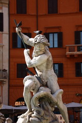 Roma, Piazza Navona, fontana del Nettuno