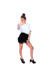 Fototapeta premium business woman wearing glasses